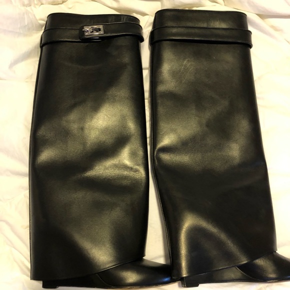 Givenchy Leather Knee-High Boots - Picture 7 of 13
